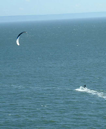 Eric Kite surfing